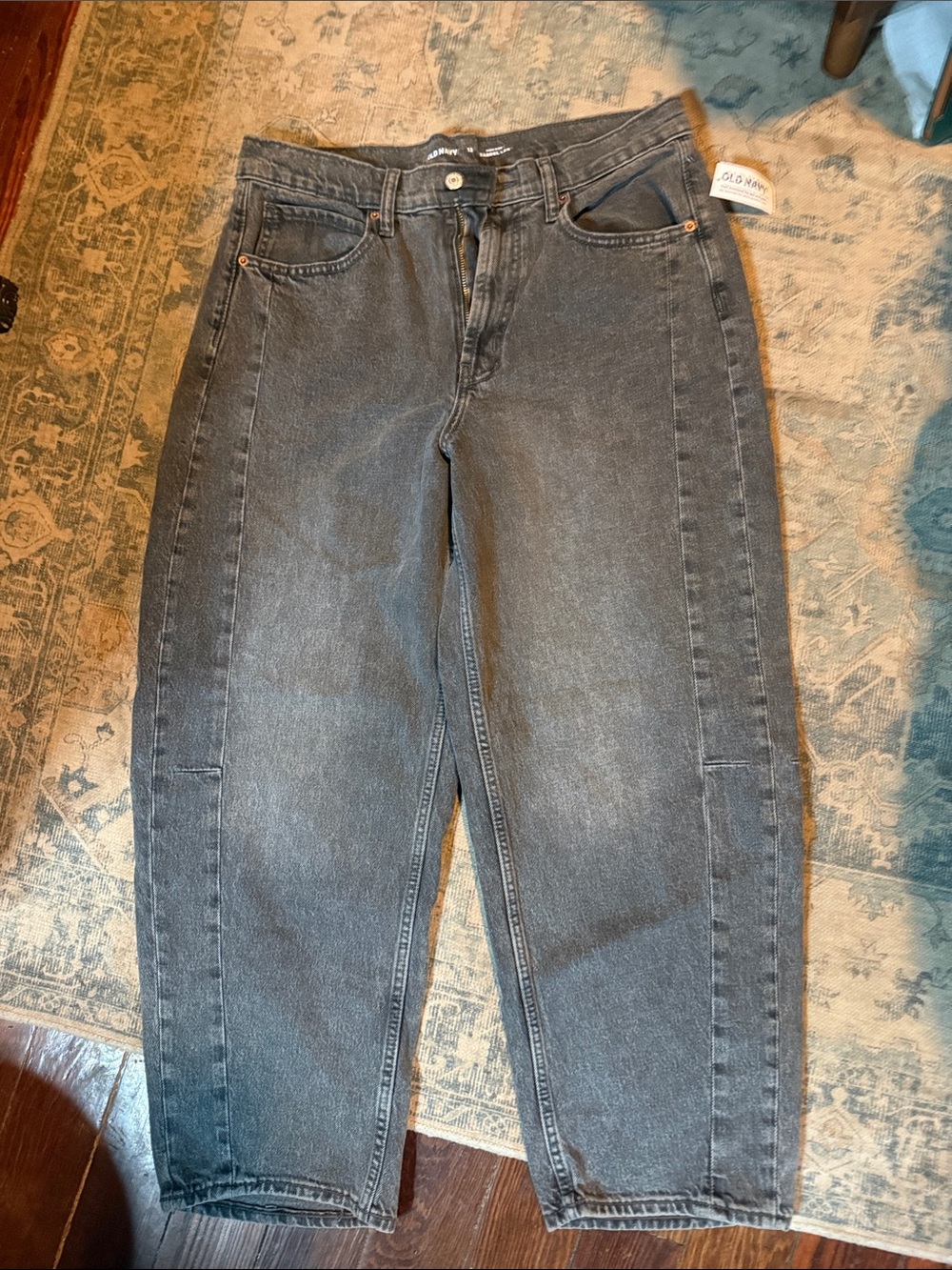 Old Navy Women's Black Boyfriend Jeans